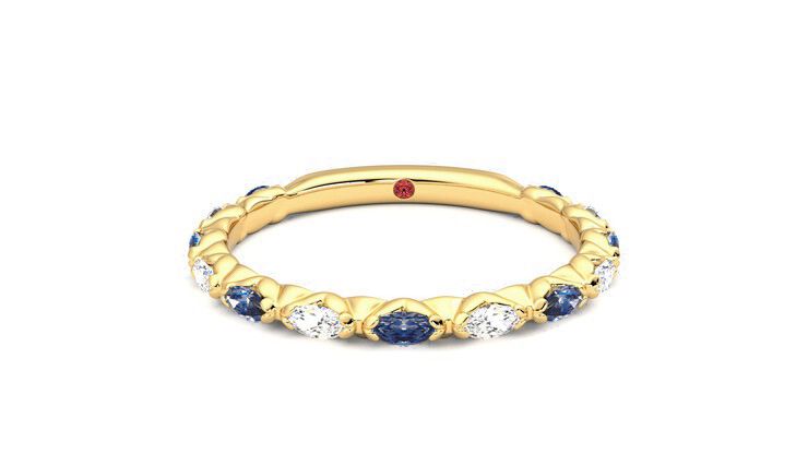 Taylor & Hart Laurel Wedding Ring 360 degree image 0