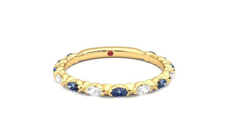 Taylor & Hart Laurel Wedding Ring 360 degree image 2