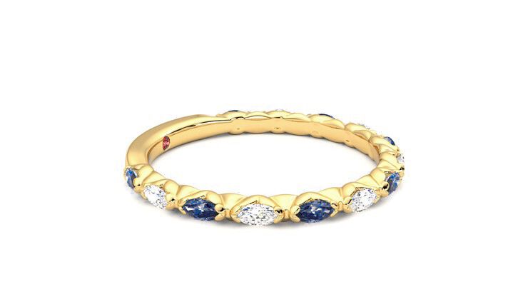 Taylor & Hart Laurel Wedding Ring 360 degree image 8
