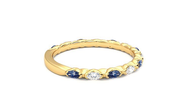 Taylor & Hart Laurel Wedding Ring 360 degree image 11