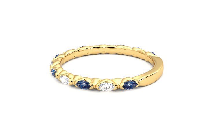 Taylor & Hart Laurel Wedding Ring 360 degree image 19