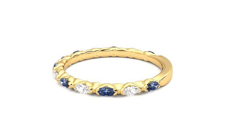 Taylor & Hart Laurel Wedding Ring 360 degree image 20