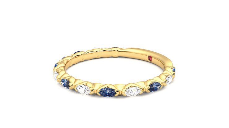 Taylor & Hart Laurel Wedding Ring 360 degree image 23
