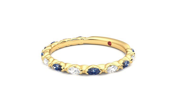 Taylor & Hart Laurel Wedding Ring 360 degree image 24