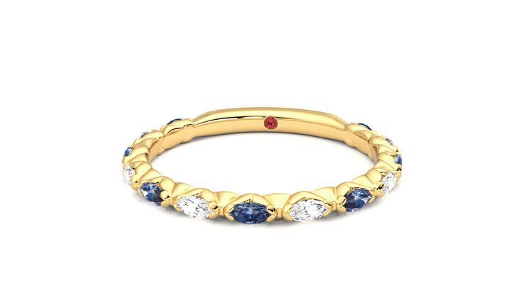 Taylor & Hart Laurel Wedding Ring 360 degree image 28