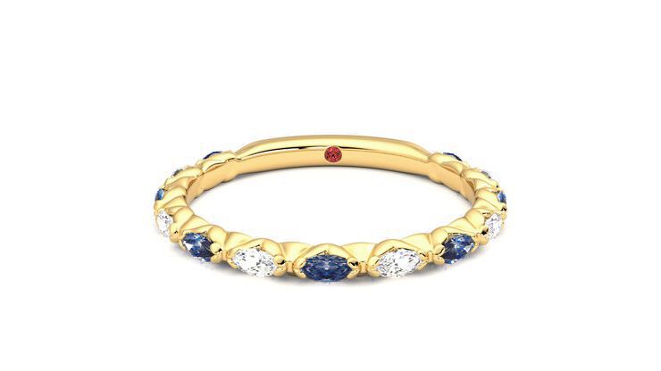 Taylor & Hart Laurel Wedding Ring 360 degree image 29
