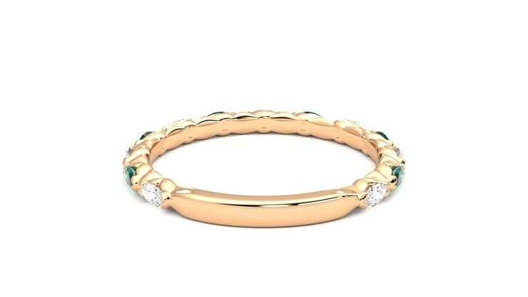 Taylor & Hart Laurel Wedding Ring 360 degree image 15