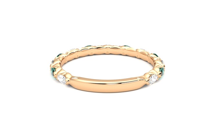 Taylor & Hart Laurel Wedding Ring 360 degree image 15