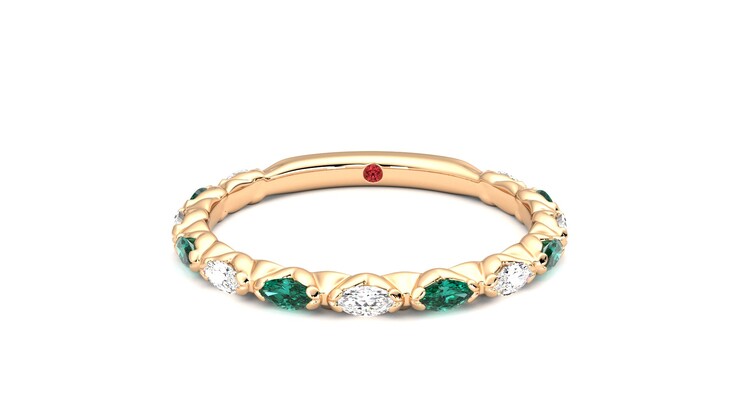 Taylor & Hart Laurel Wedding Ring 360 degree image 29