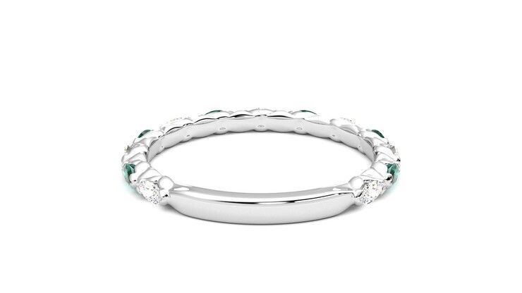 Taylor & Hart Laurel Wedding Ring 360 degree image 15