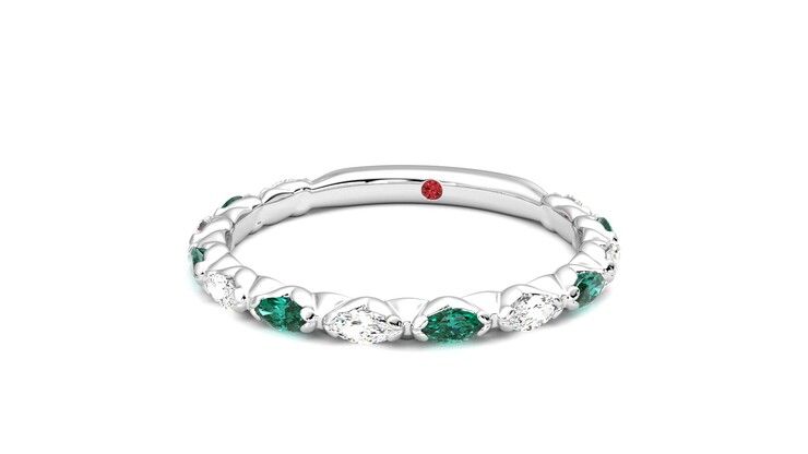 Taylor & Hart Laurel Wedding Ring 360 degree image 27
