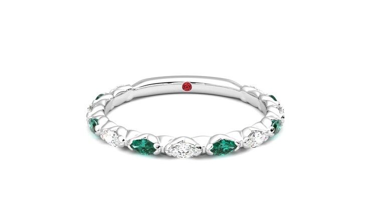 Taylor & Hart Laurel Wedding Ring 360 degree image 29