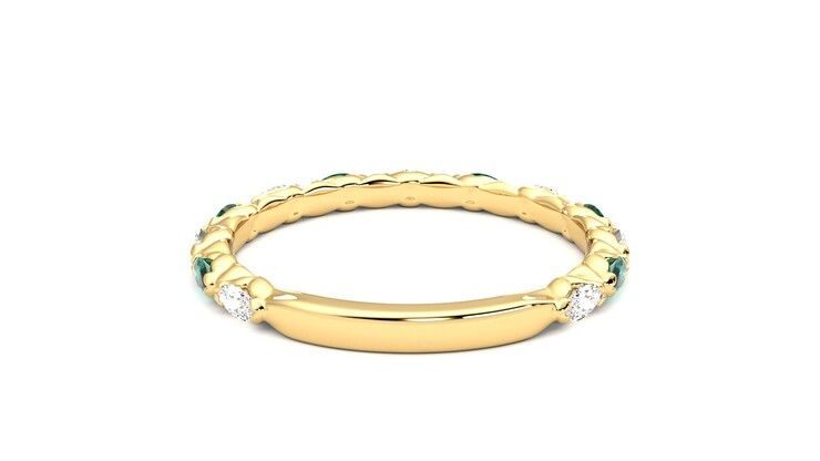 Taylor & Hart Laurel Wedding Ring 360 degree image 15