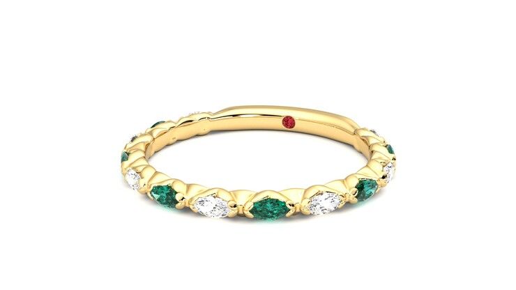 Taylor & Hart Laurel Wedding Ring 360 degree image 26