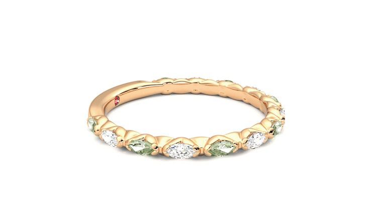 Taylor & Hart Laurel Wedding Ring 360 degree image 8