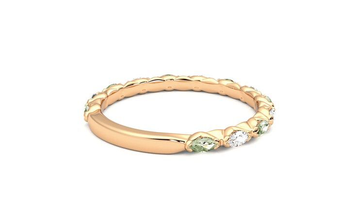 Taylor & Hart Laurel Wedding Ring 360 degree image 13