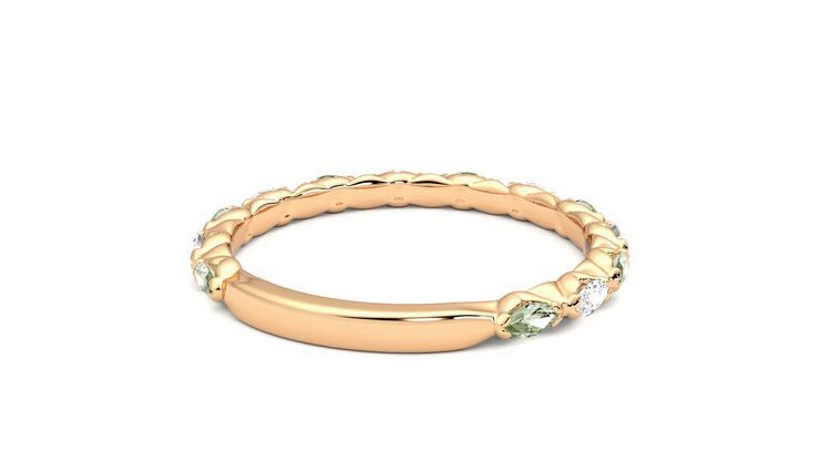 Taylor & Hart Laurel Wedding Ring 360 degree image 14