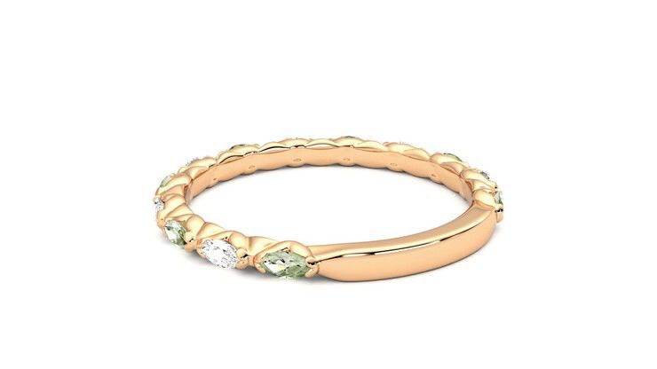 Taylor & Hart Laurel Wedding Ring 360 degree image 17