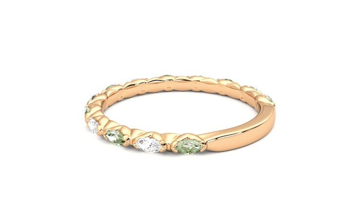 Taylor & Hart Laurel Wedding Ring 360 degree image 18
