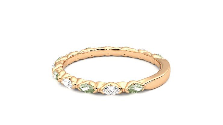 Taylor & Hart Laurel Wedding Ring 360 degree image 19