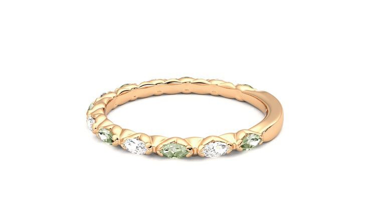 Taylor & Hart Laurel Wedding Ring 360 degree image 20