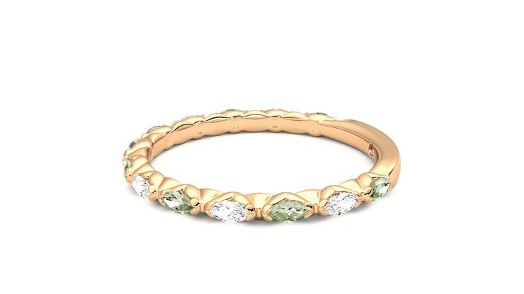 Taylor & Hart Laurel Wedding Ring 360 degree image 21