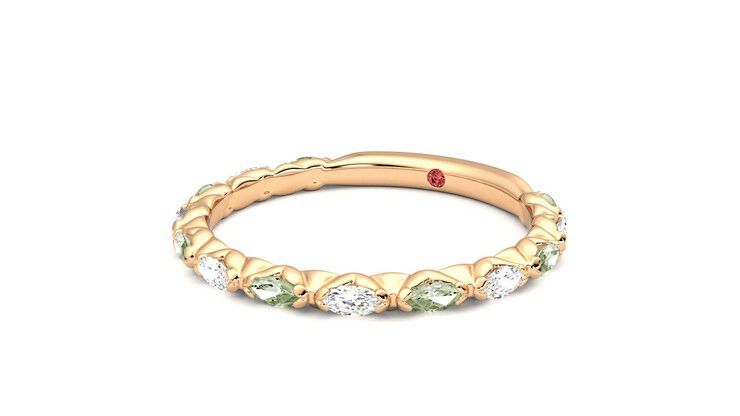 Taylor & Hart Laurel Wedding Ring 360 degree image 25