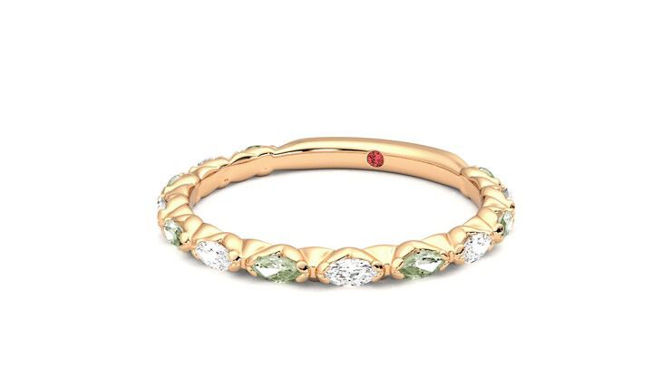 Taylor & Hart Laurel Wedding Ring 360 degree image 26