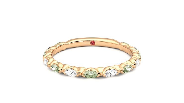 Taylor & Hart Laurel Wedding Ring 360 degree image 29