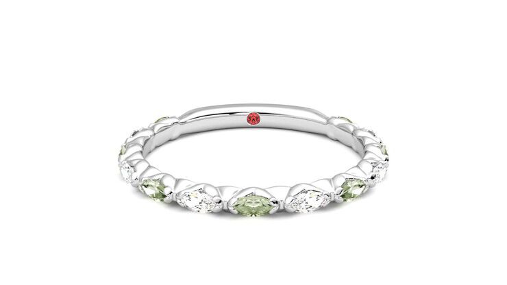 Taylor & Hart Laurel Wedding Ring 360 degree image 0