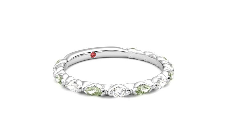 Taylor & Hart Laurel Wedding Ring 360 degree image 5