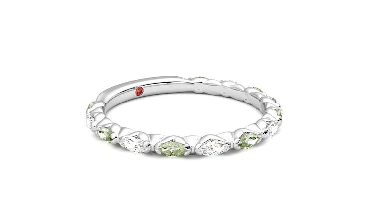 Taylor & Hart Laurel Wedding Ring 360 degree image 6