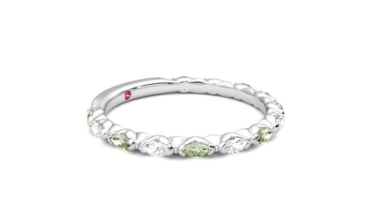 Taylor & Hart Laurel Wedding Ring 360 degree image 7