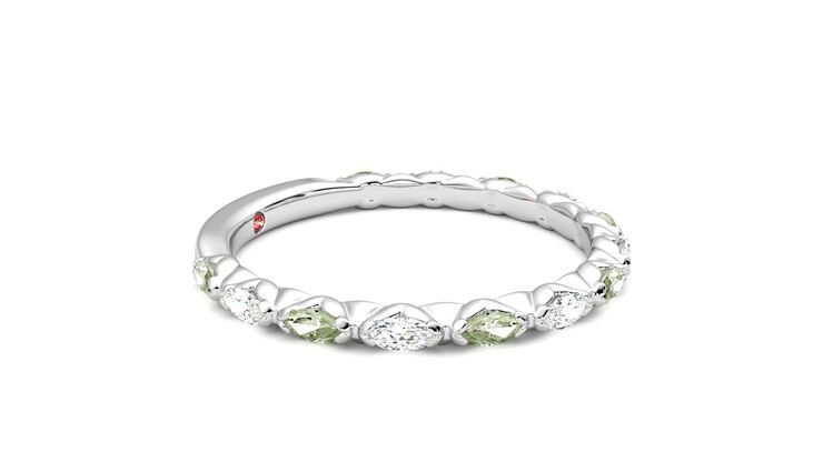 Taylor & Hart Laurel Wedding Ring 360 degree image 8