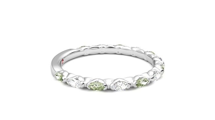 Taylor & Hart Laurel Wedding Ring 360 degree image 9