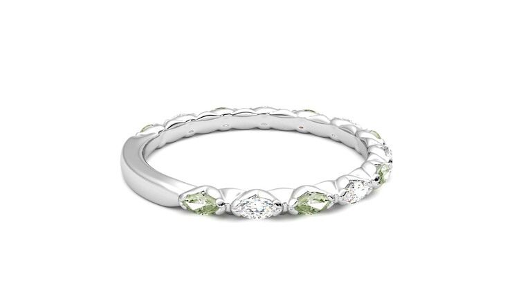Taylor & Hart Laurel Wedding Ring 360 degree image 11