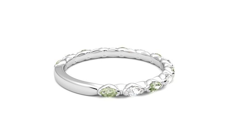 Taylor & Hart Laurel Wedding Ring 360 degree image 12