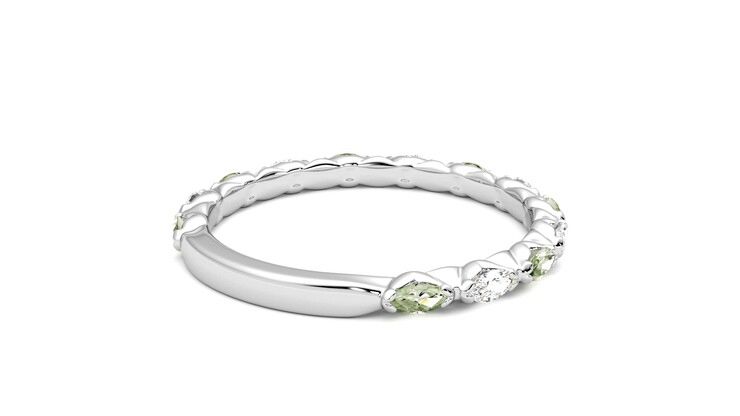 Taylor & Hart Laurel Wedding Ring 360 degree image 13