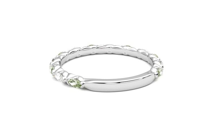 Taylor & Hart Laurel Wedding Ring 360 degree image 16