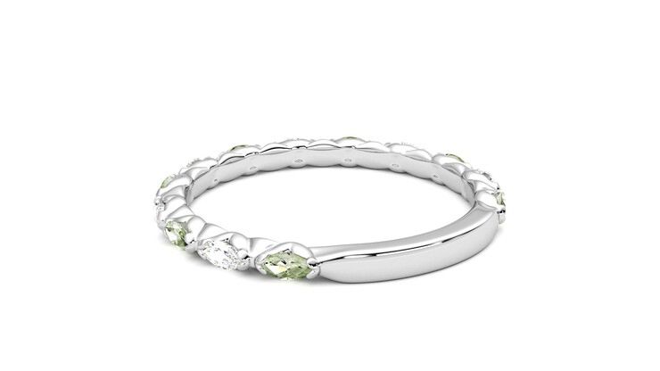 Taylor & Hart Laurel Wedding Ring 360 degree image 17