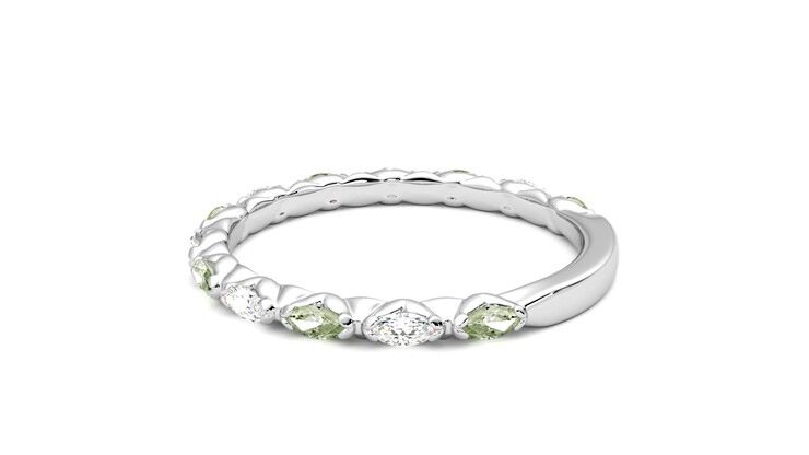 Taylor & Hart Laurel Wedding Ring 360 degree image 19
