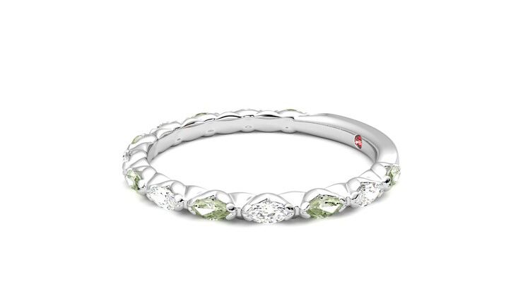 Taylor & Hart Laurel Wedding Ring 360 degree image 22