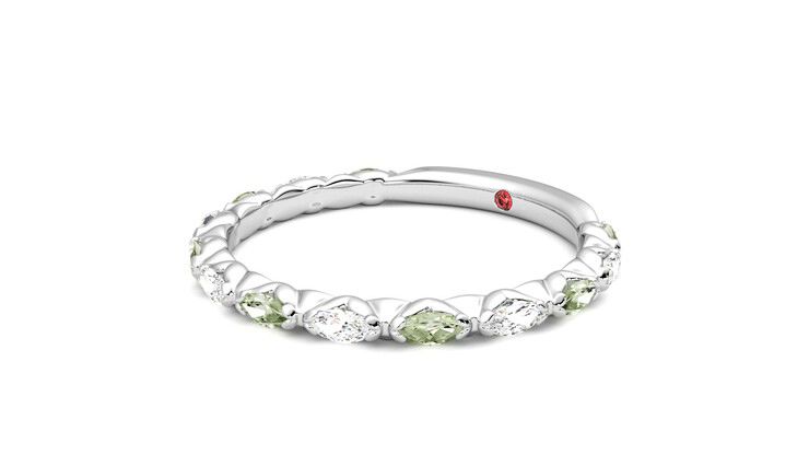 Taylor & Hart Laurel Wedding Ring 360 degree image 24