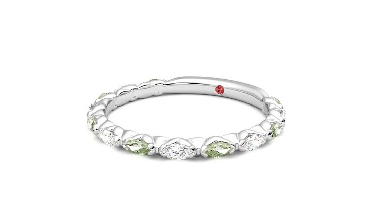 Taylor & Hart Laurel Wedding Ring 360 degree image 25