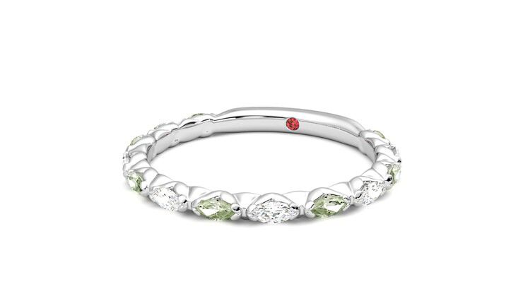 Taylor & Hart Laurel Wedding Ring 360 degree image 26