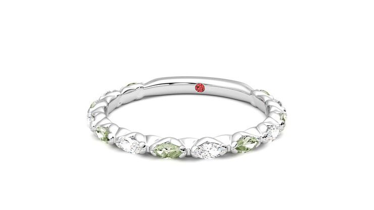 Taylor & Hart Laurel Wedding Ring 360 degree image 27