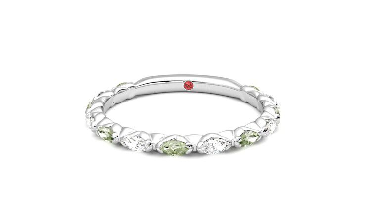 Taylor & Hart Laurel Wedding Ring 360 degree image 28