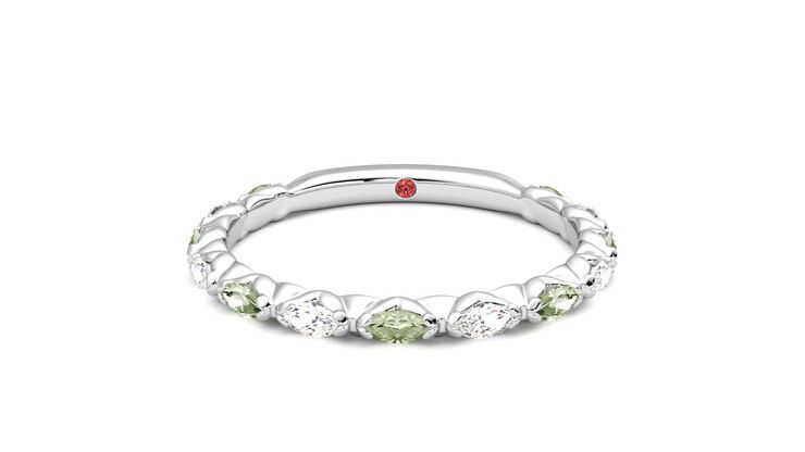 Taylor & Hart Laurel Wedding Ring 360 degree image 29