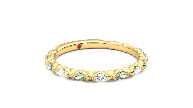 Taylor & Hart Laurel Wedding Ring 360 degree image 5