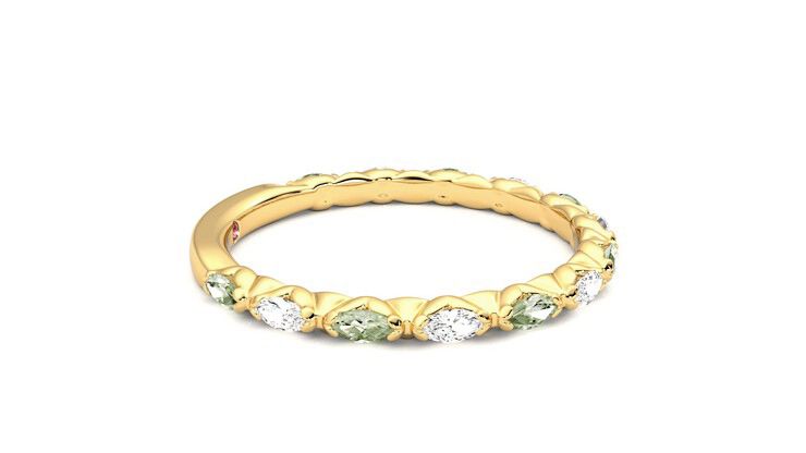 Taylor & Hart Laurel Wedding Ring 360 degree image 9